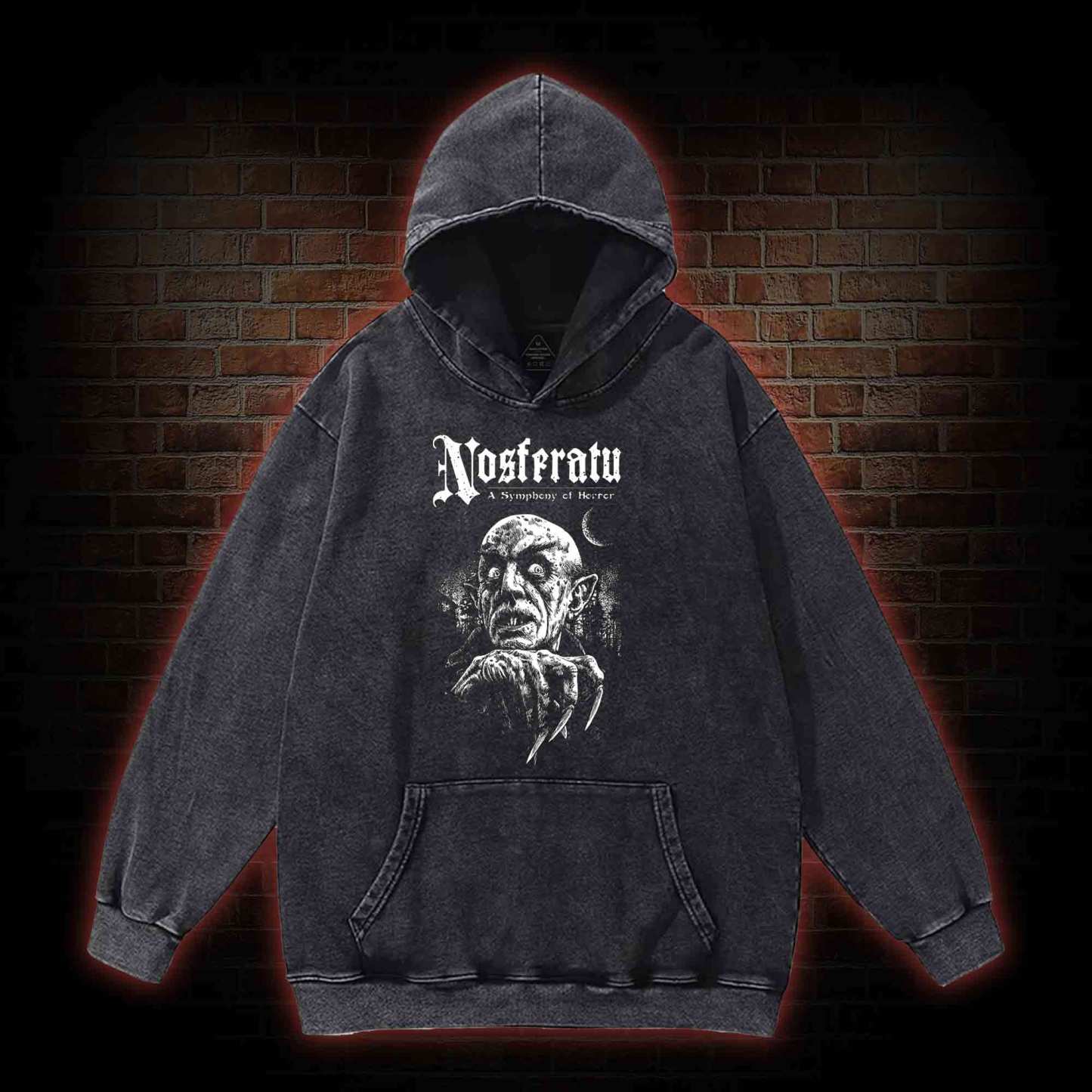 Nosferatu: A Symphony of Horror Washed Hoodie