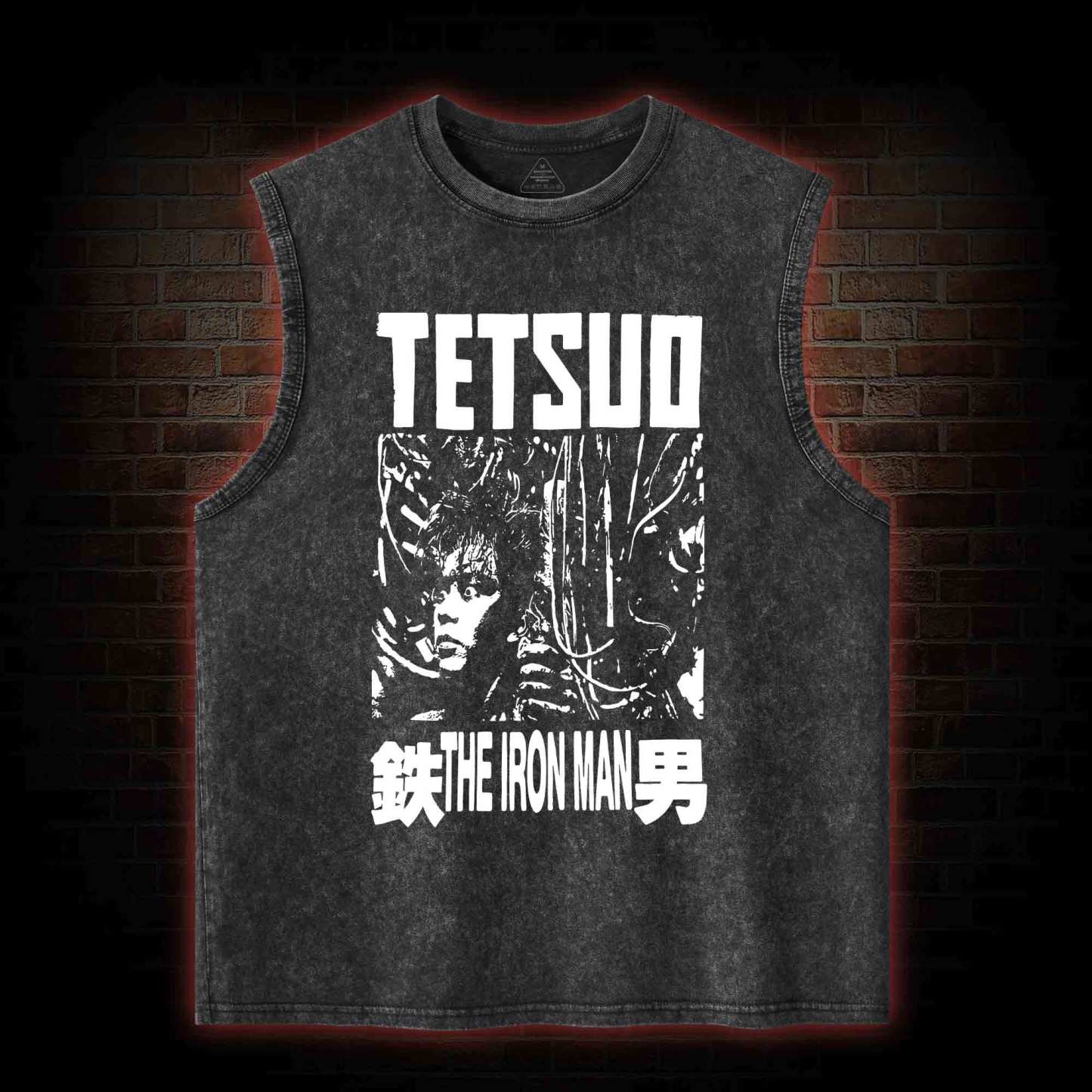 Turn This World to Rust Washed Tank Top