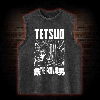 Turn This World to Rust Washed Tank Top