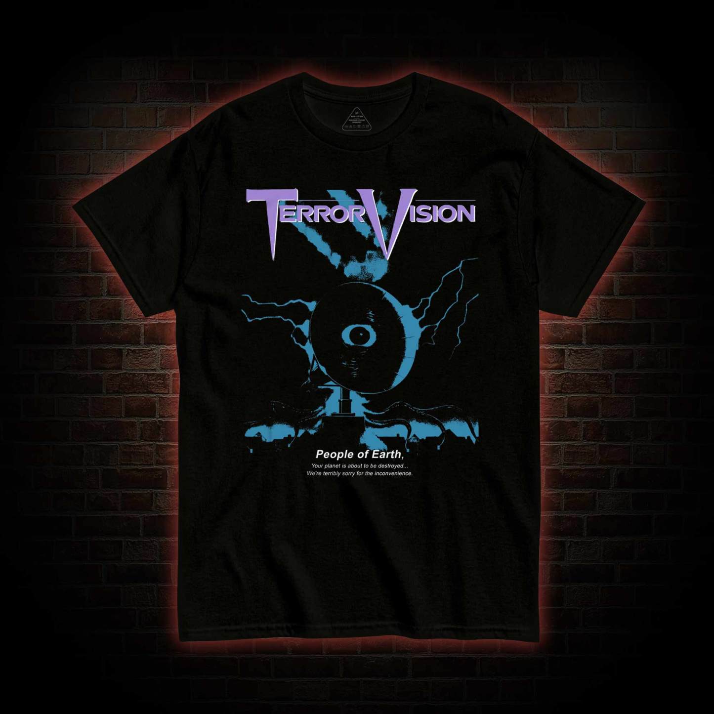 Satellite Dish Alien Terror T-shirt