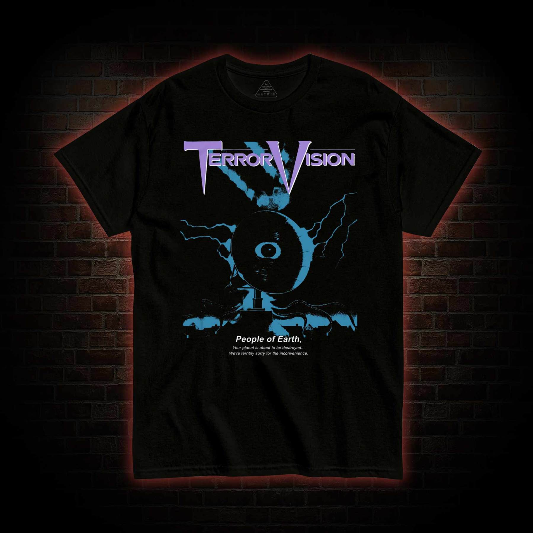 Satellite Dish Alien Terror T-shirt