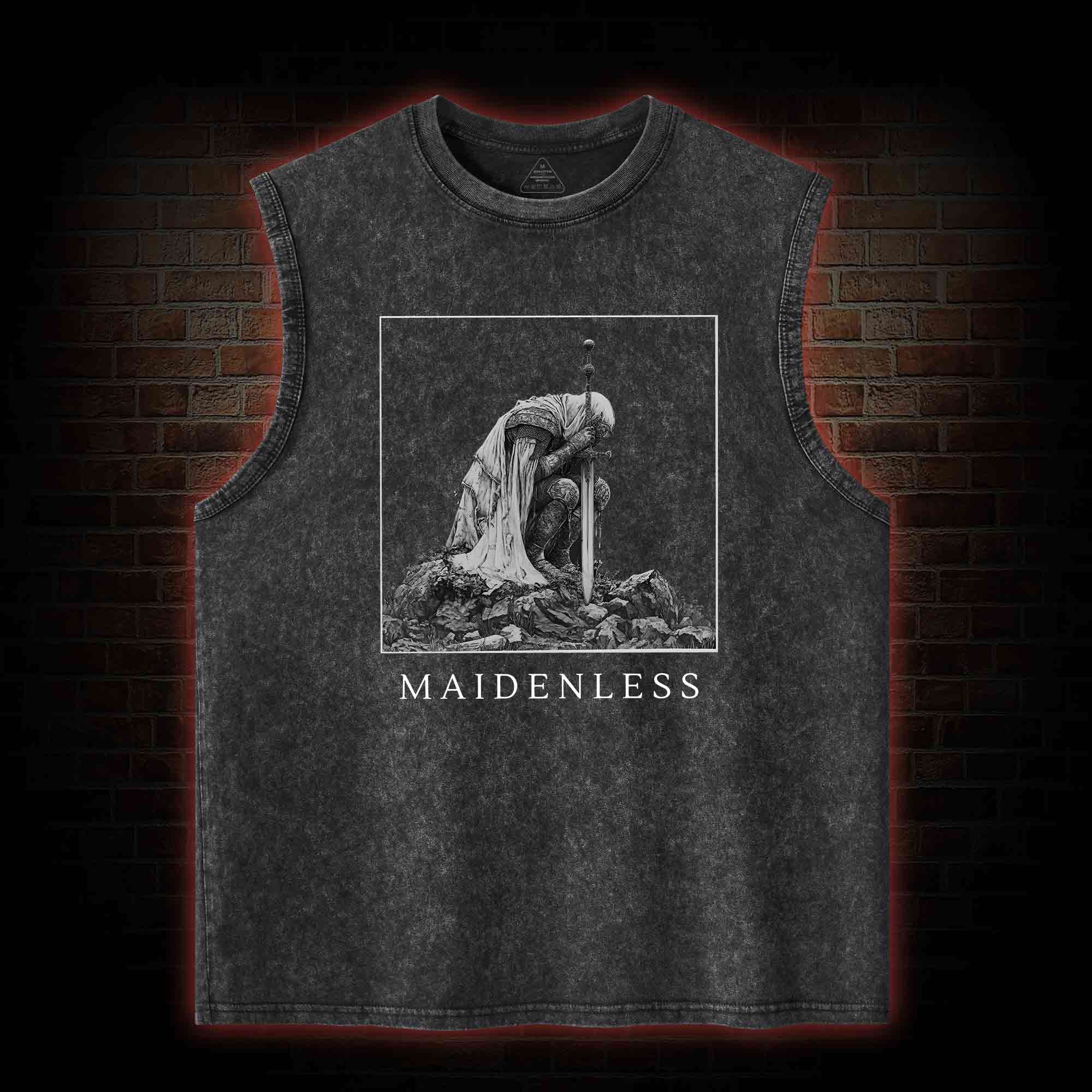 Maidenless Washed Tank Top