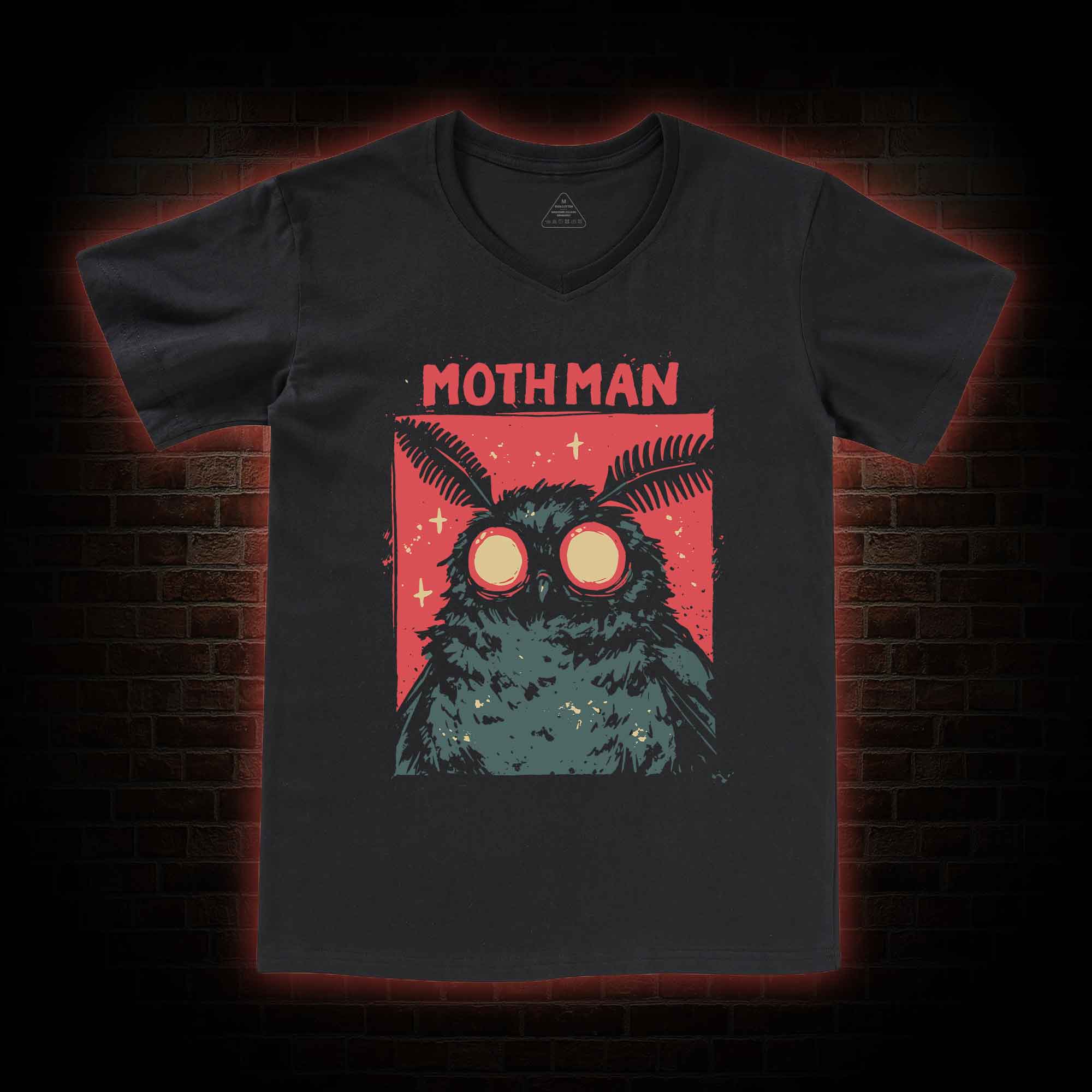 Cryptid Mothman V-Neck Classic T-Shirt