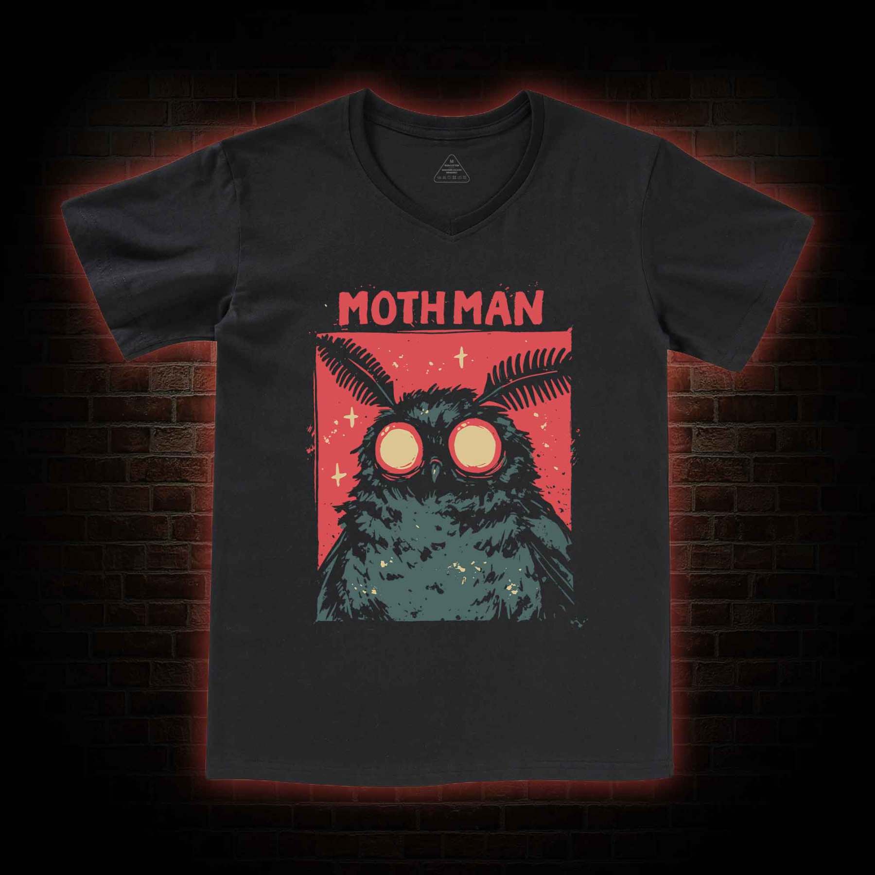 Cryptid Mothman V-Neck Classic T-Shirt