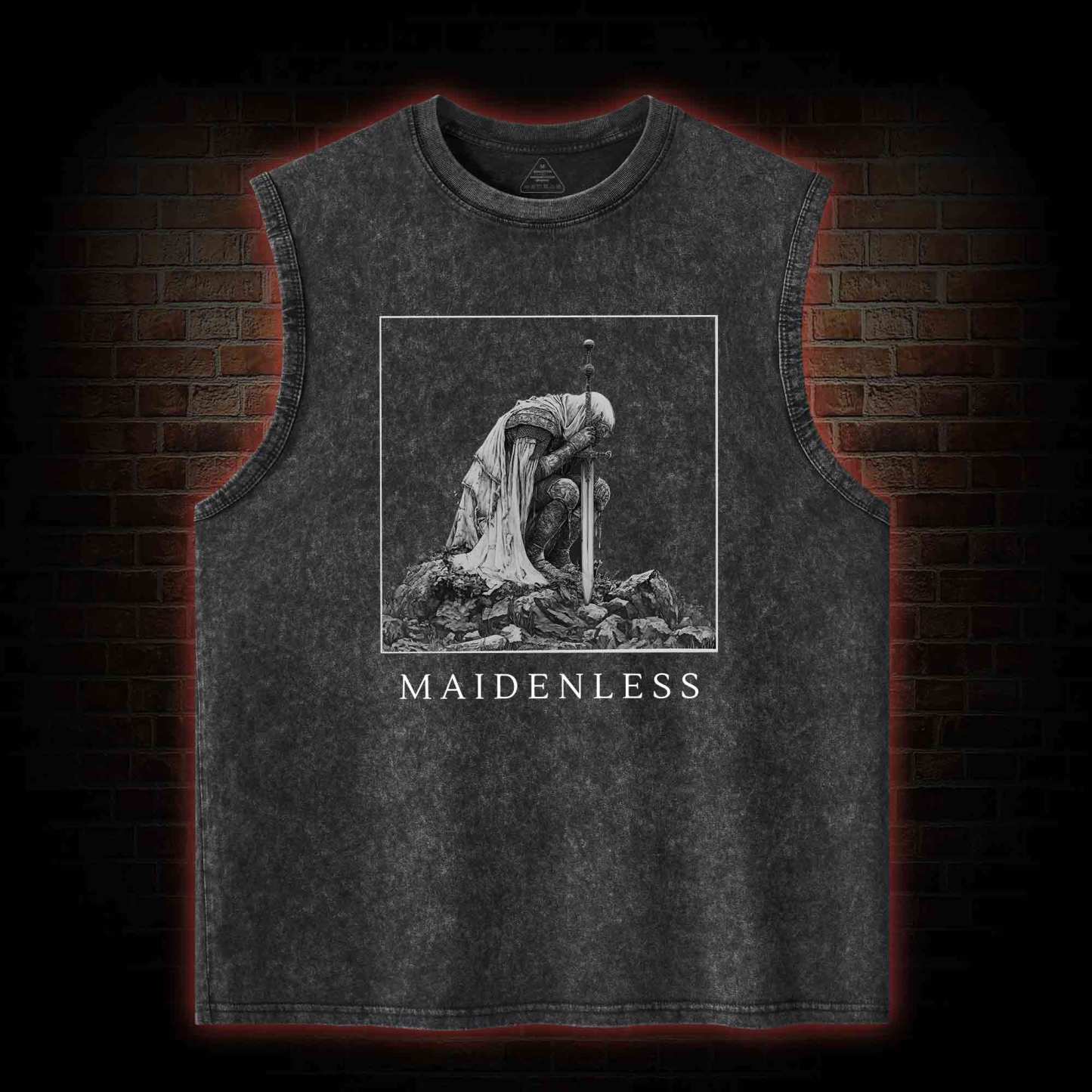 Maidenless Washed Tank Top