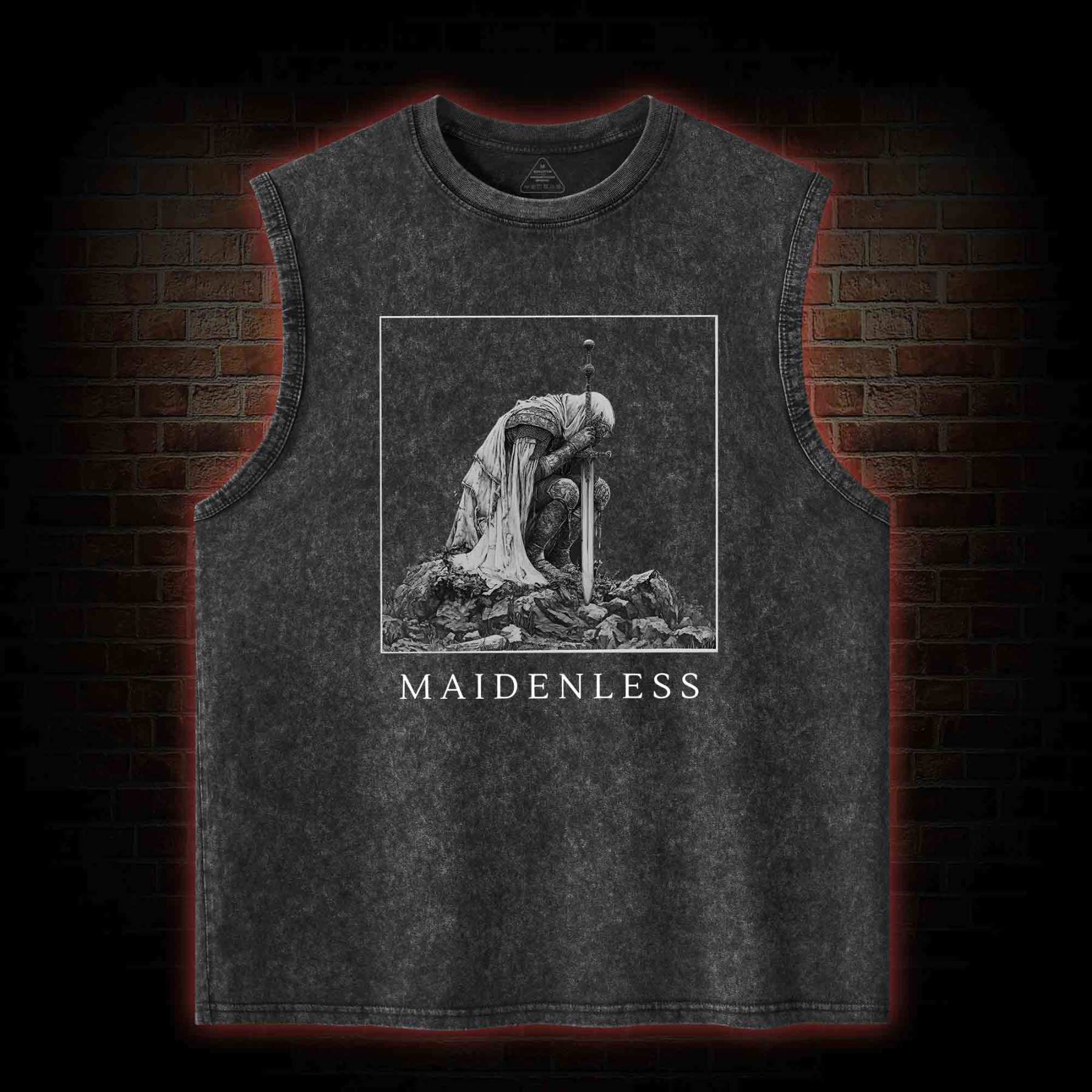 Maidenless Washed Tank Top