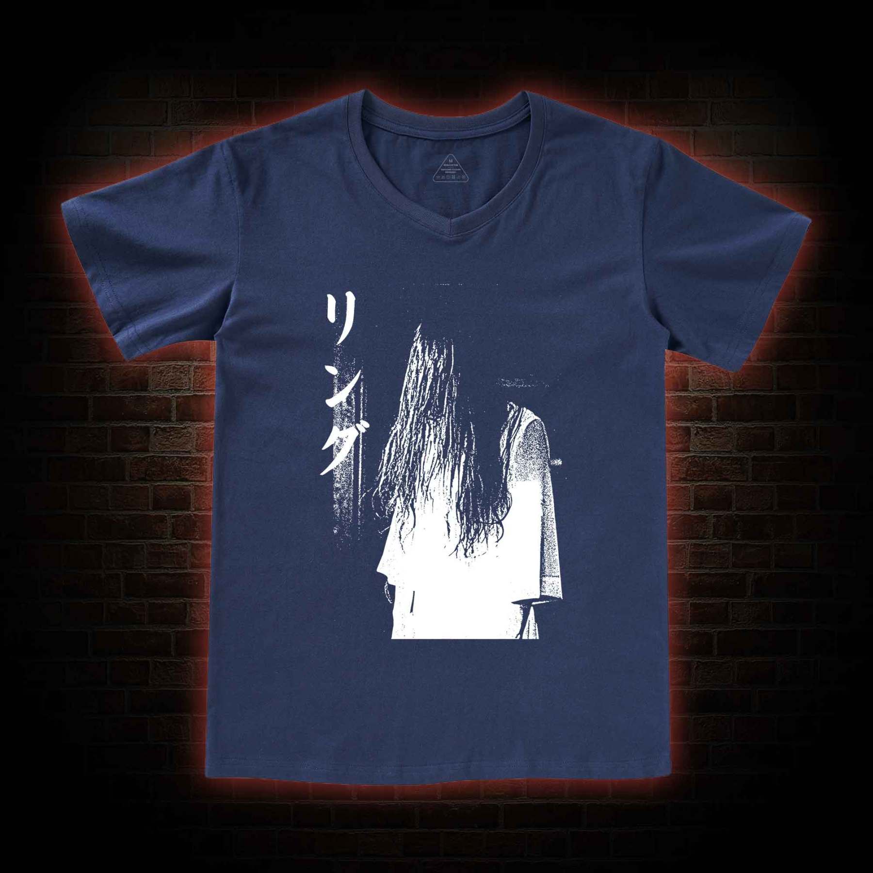 Vintage Ghost V-Neck Classic T-Shirt