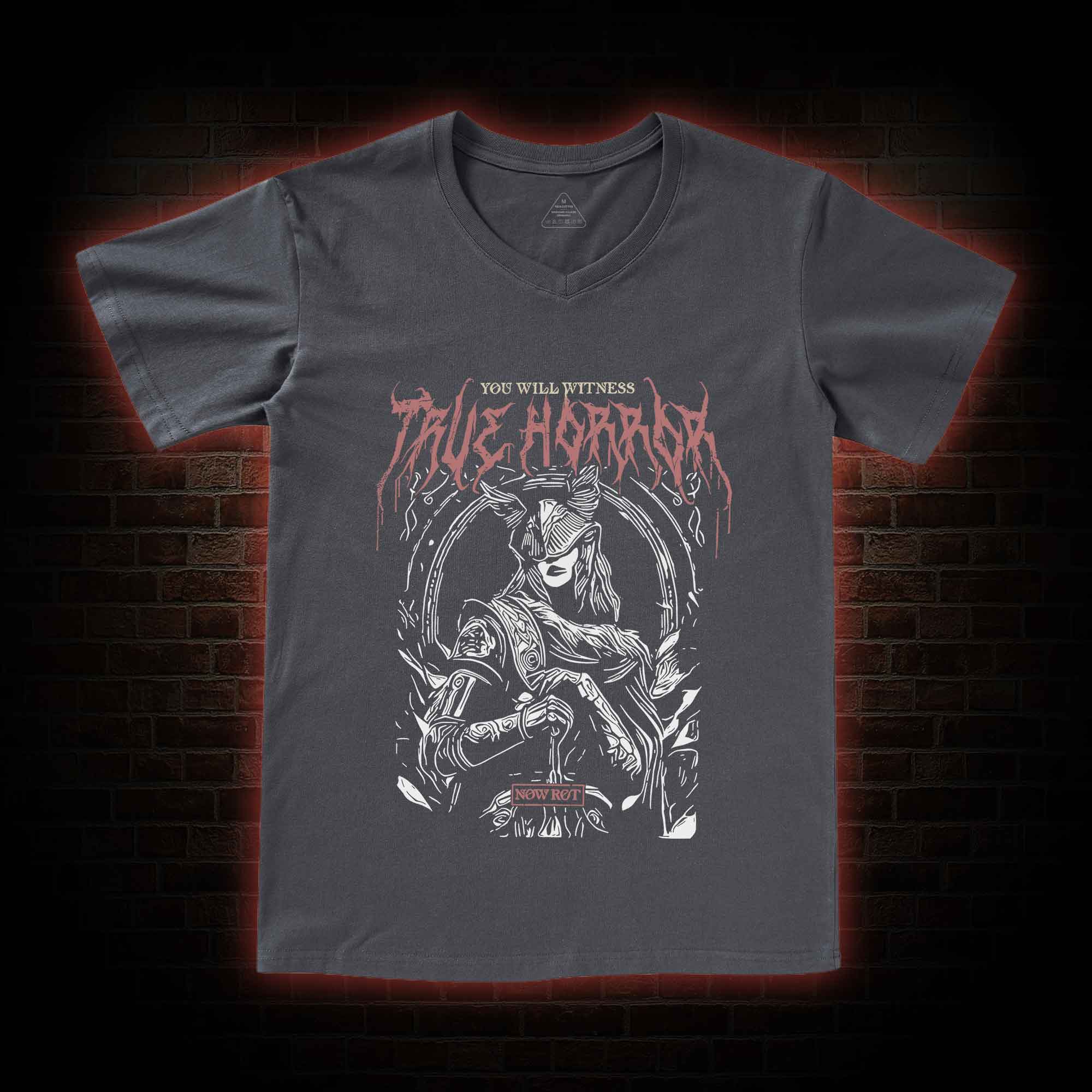 True Horror V-Neck Classic T-Shirt