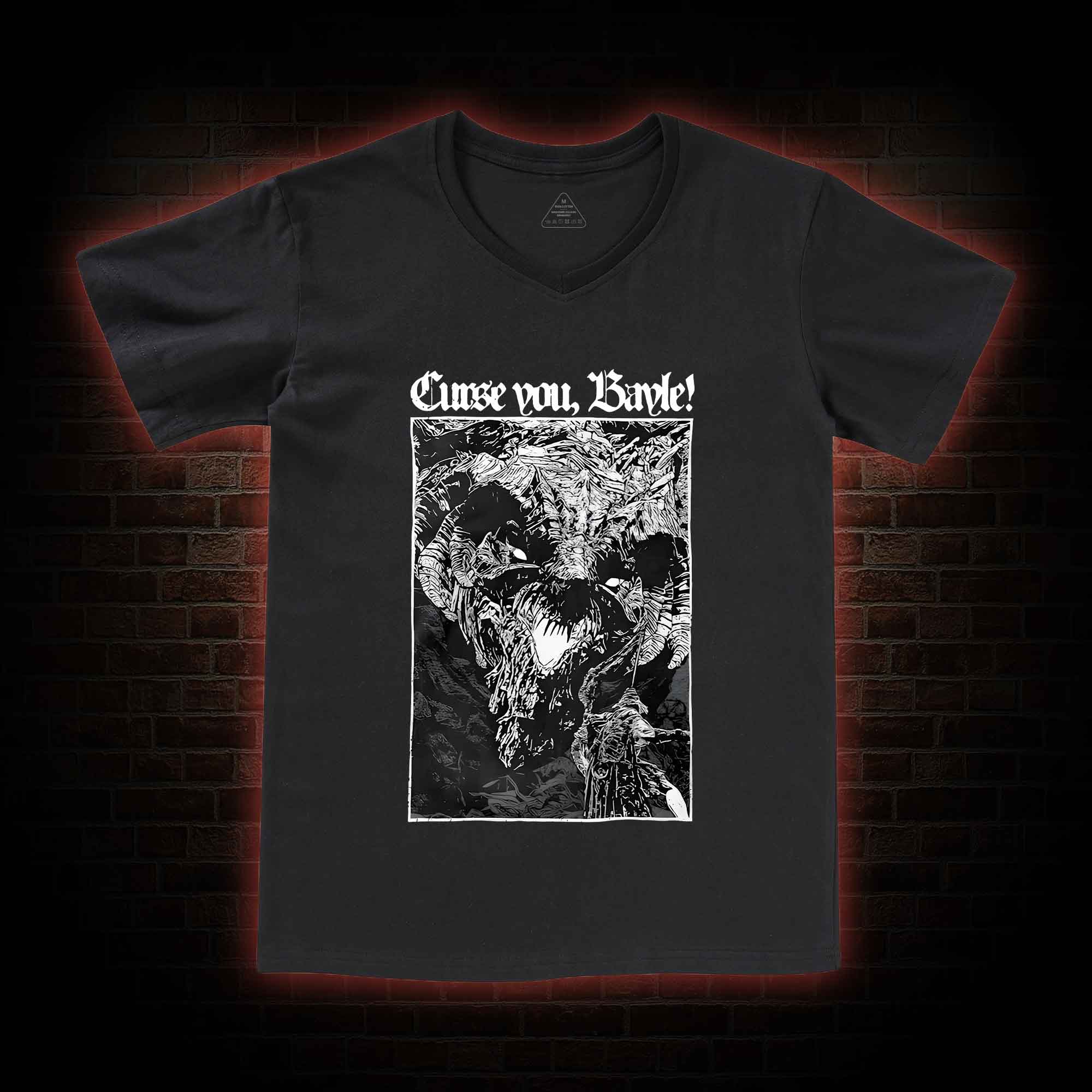 Curse You Bayle! V-Neck Classic T-Shirt