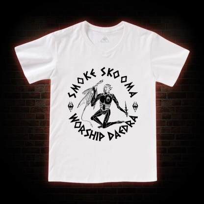 Smoke Skooma Worship Daedra V-Neck Classic T-Shirt