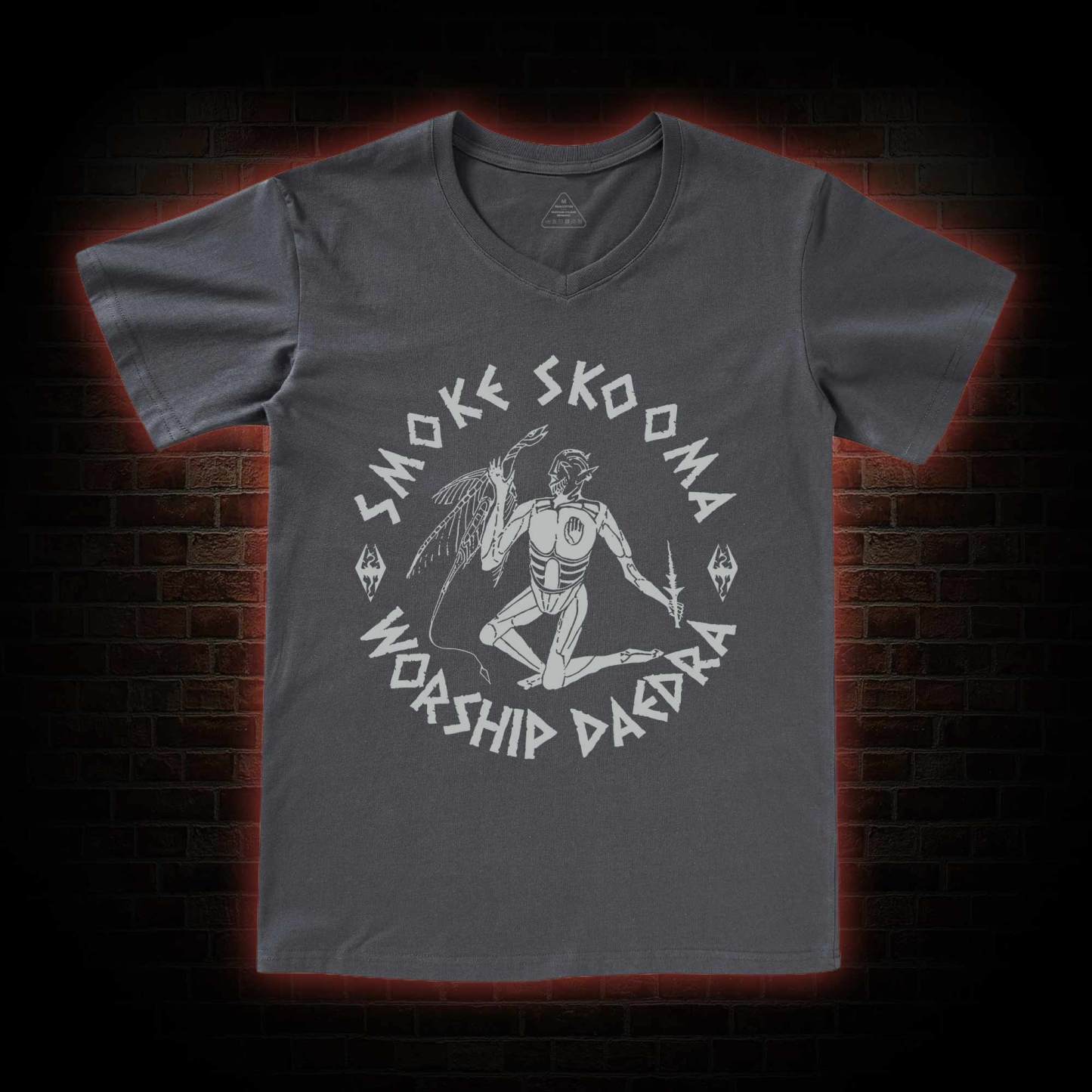 Smoke Skooma Worship Daedra V-Neck Classic T-Shirt