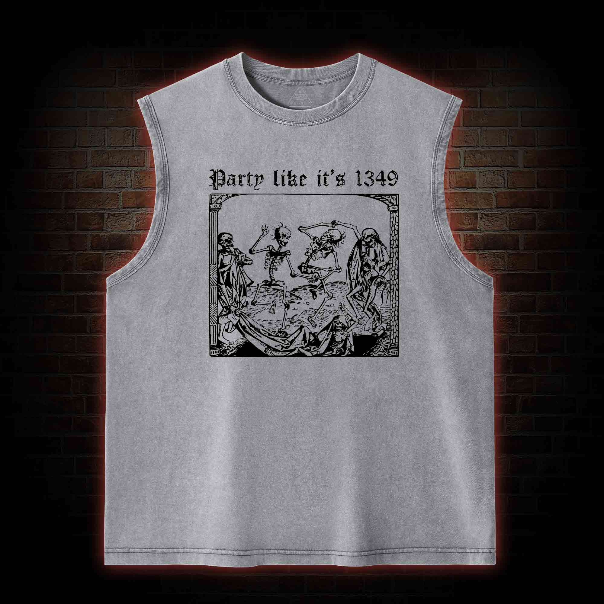 Party Like It's 1349 Washed Tank Top