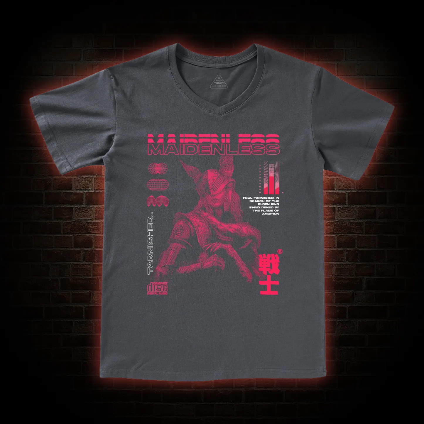 Maidenless Warrior V-Neck Classic T-Shirt