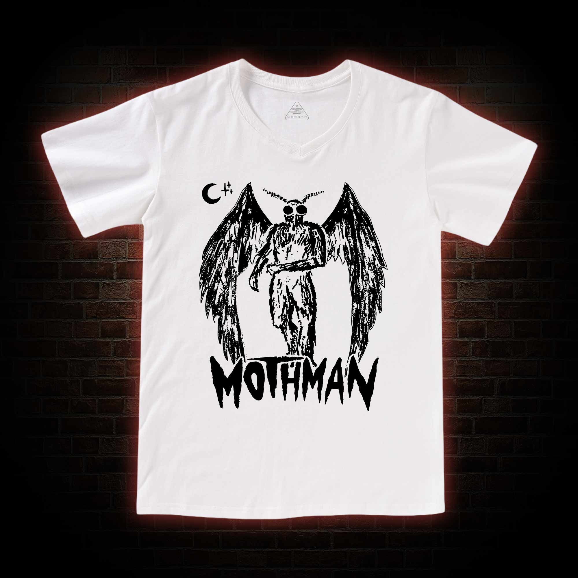 Mothman V-Neck Classic T-Shirt