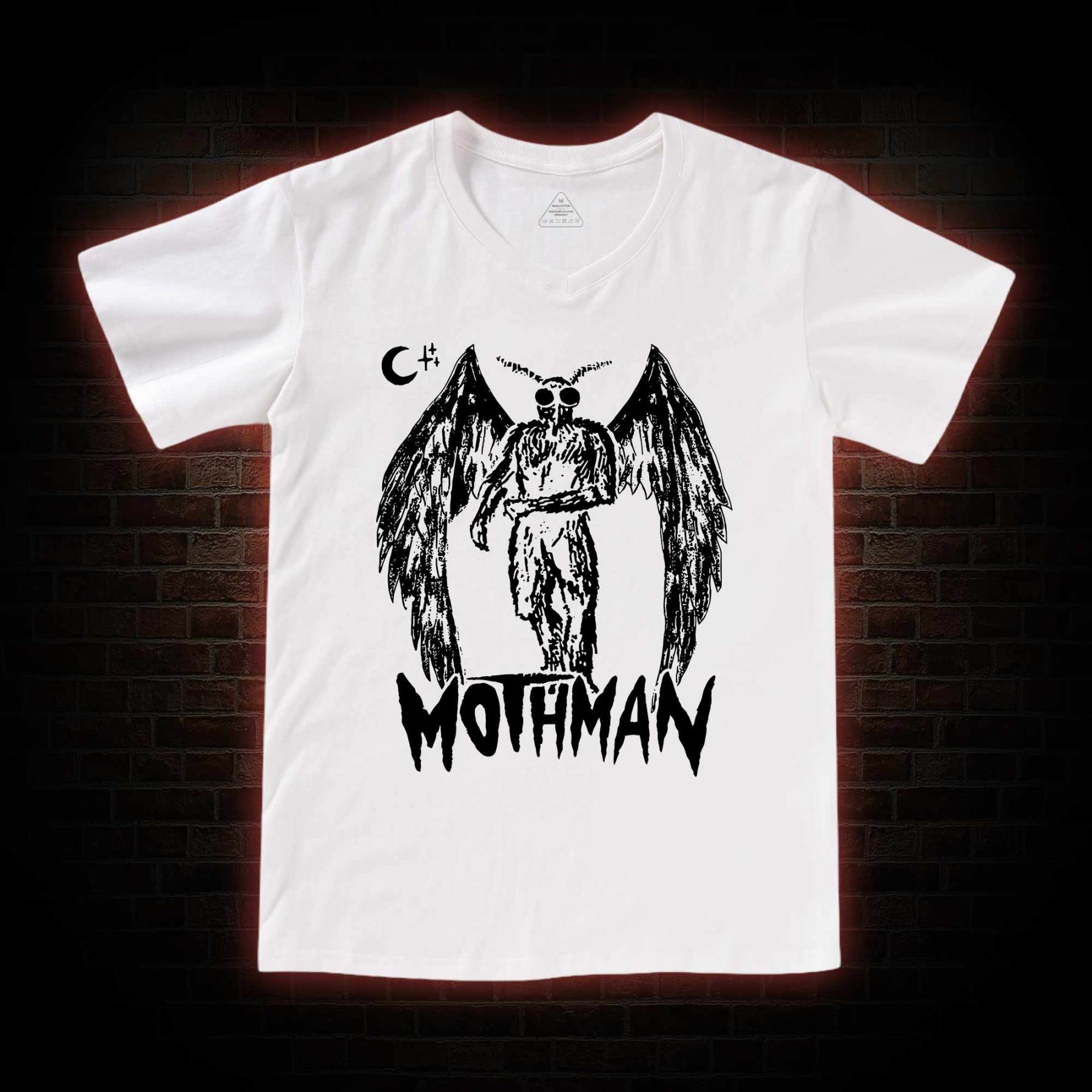 Mothman V-Neck Classic T-Shirt