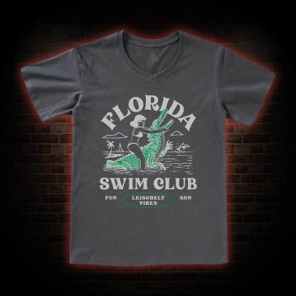 Florida Swim Club V-Neck Classic T-Shirt