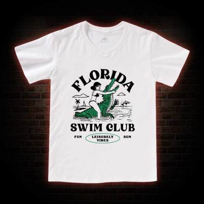 Florida Swim Club V-Neck Classic T-Shirt