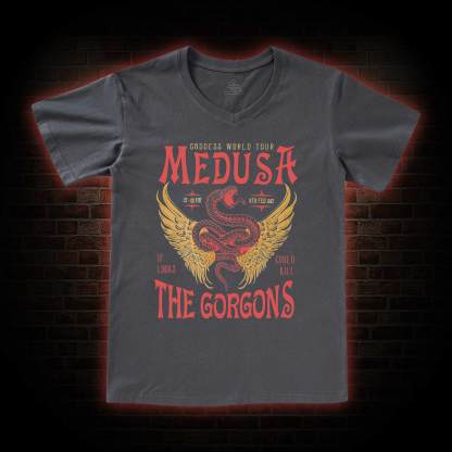  Medusa V-Neck Classic T-Shirt
