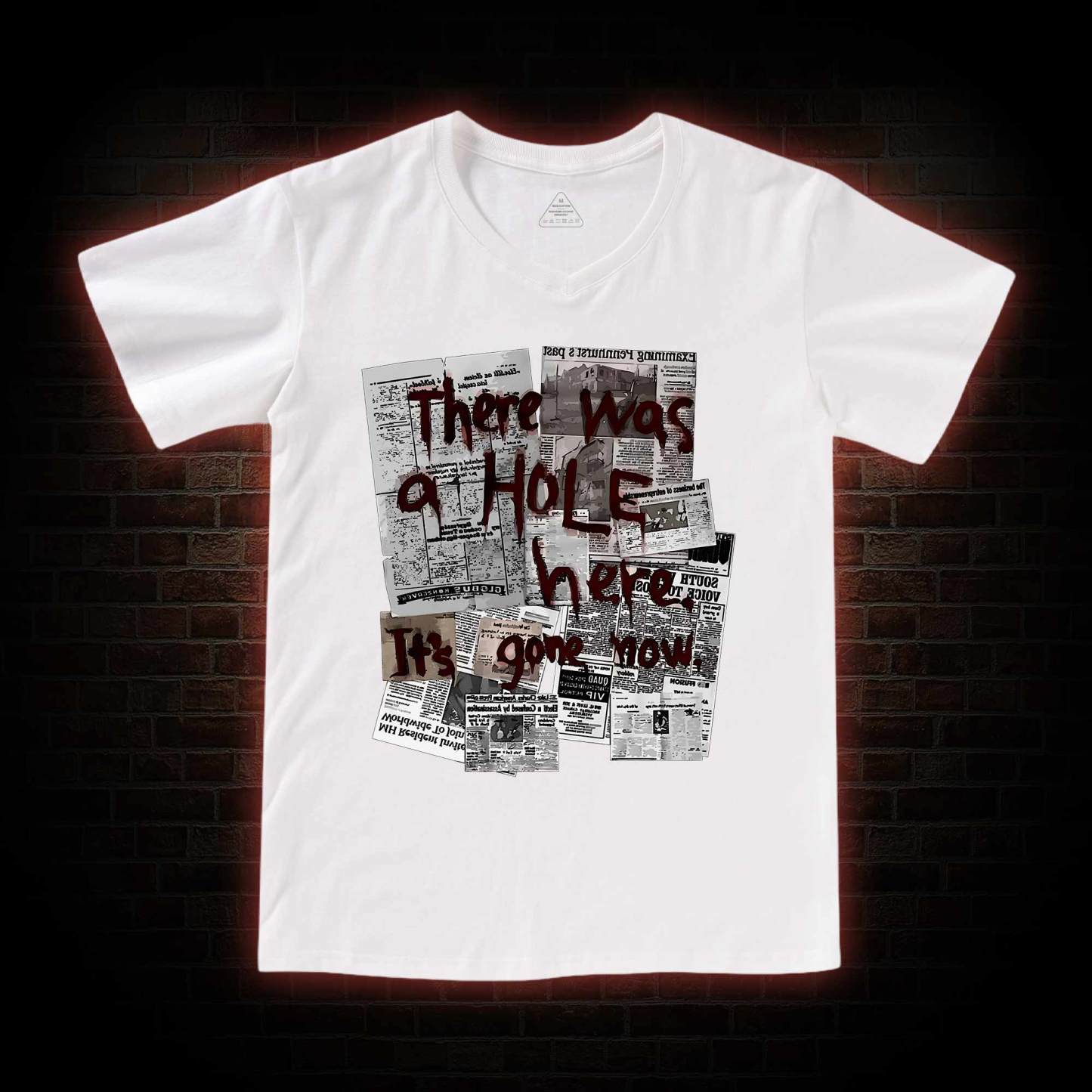 There Was a Hole V-Neck Classic T-Shirt