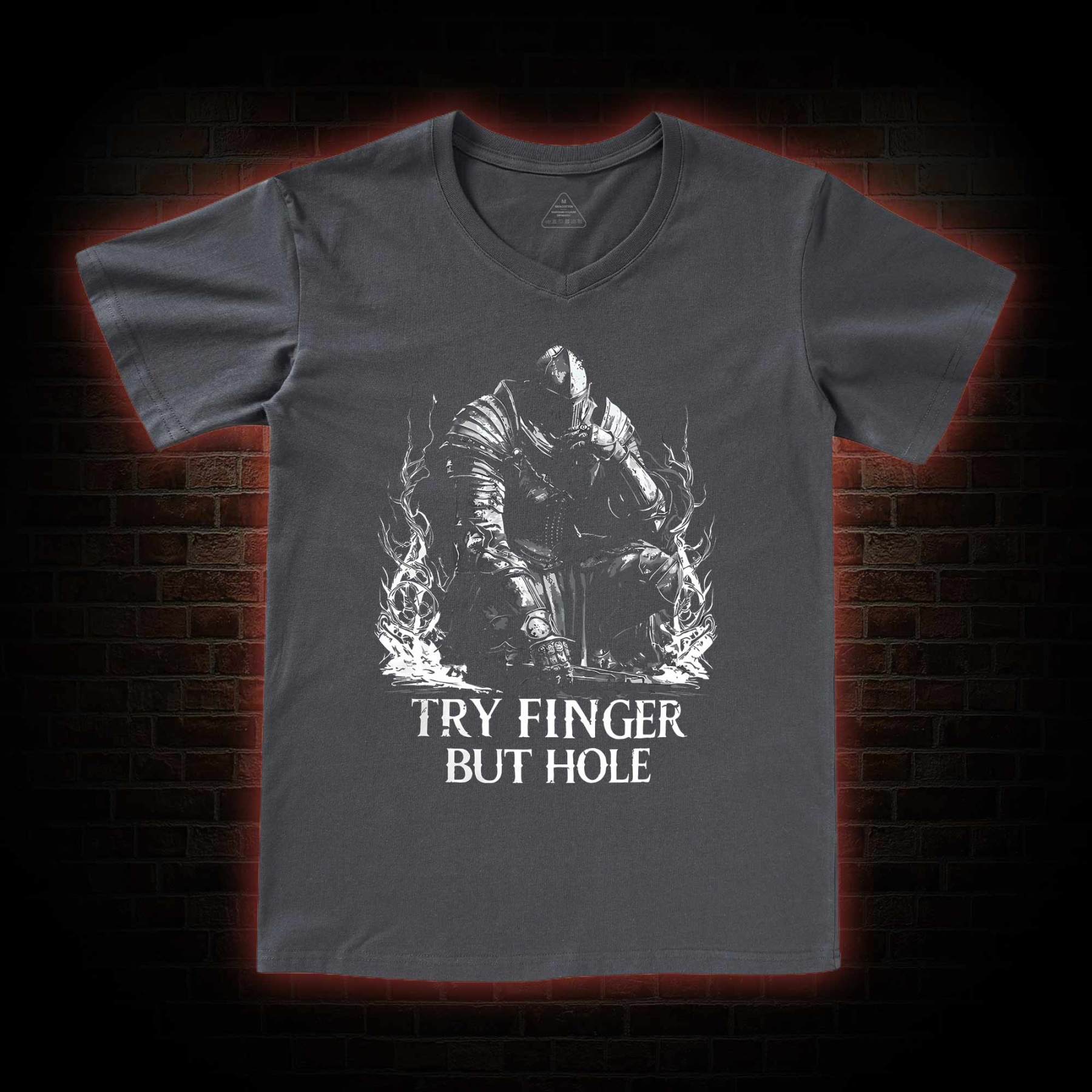  Try Finger but Hole V-Neck Classic T-Shirt