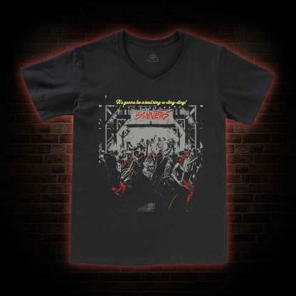 It's Gonna be Real Ring-a-ding-ding V-Neck Classic T-Shirt