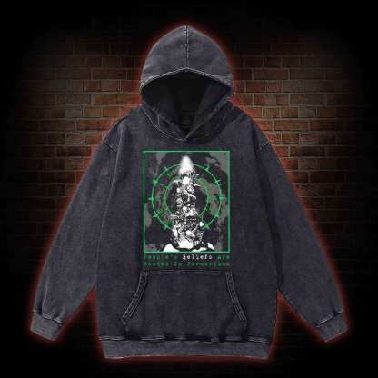 People's Beliefs Are Rooted In Perception Washed Hoodie