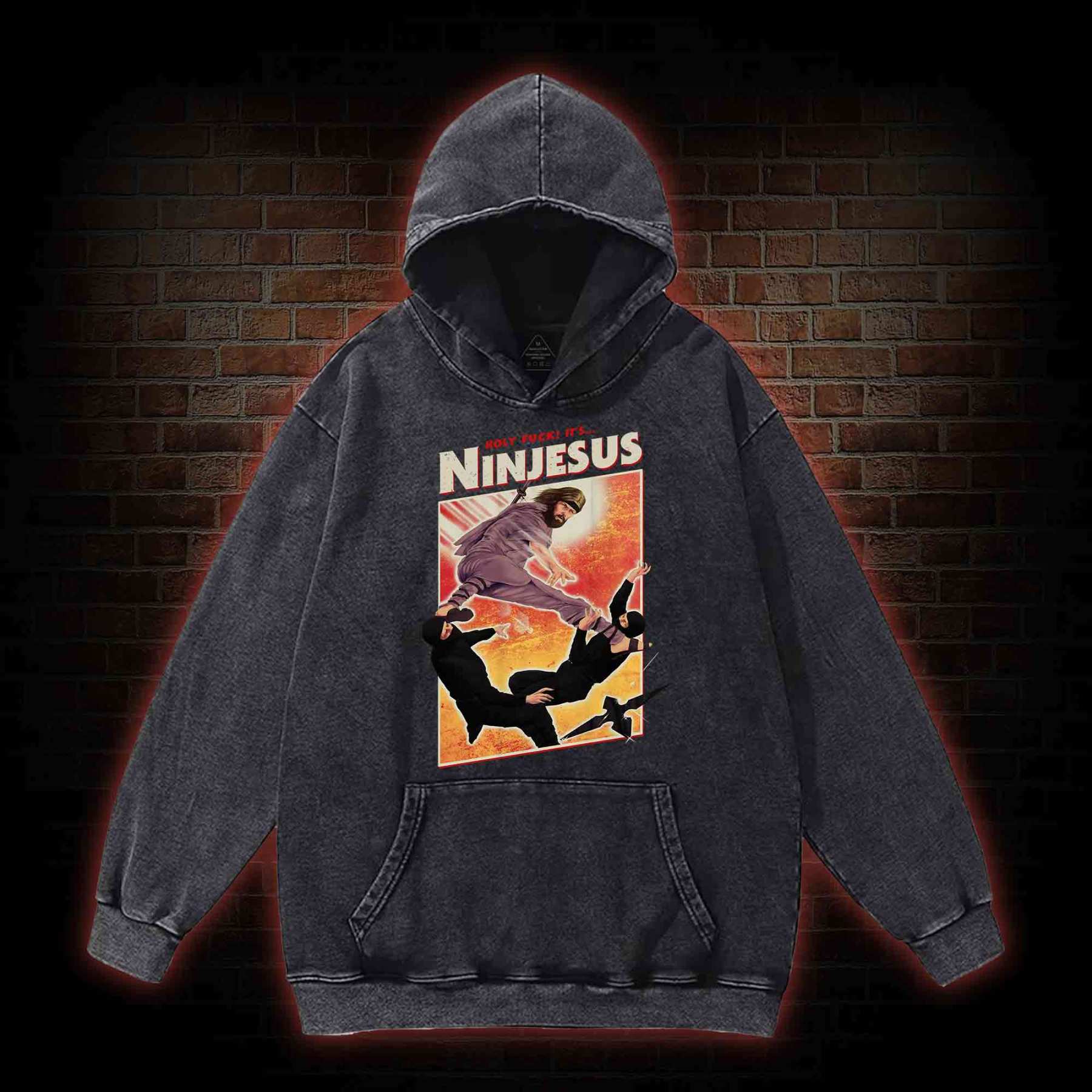Ninjesus Washed Hoodie