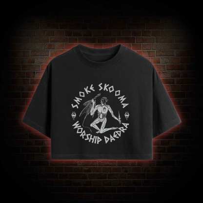 Smoke Skooma Worship Daedra Crop Top