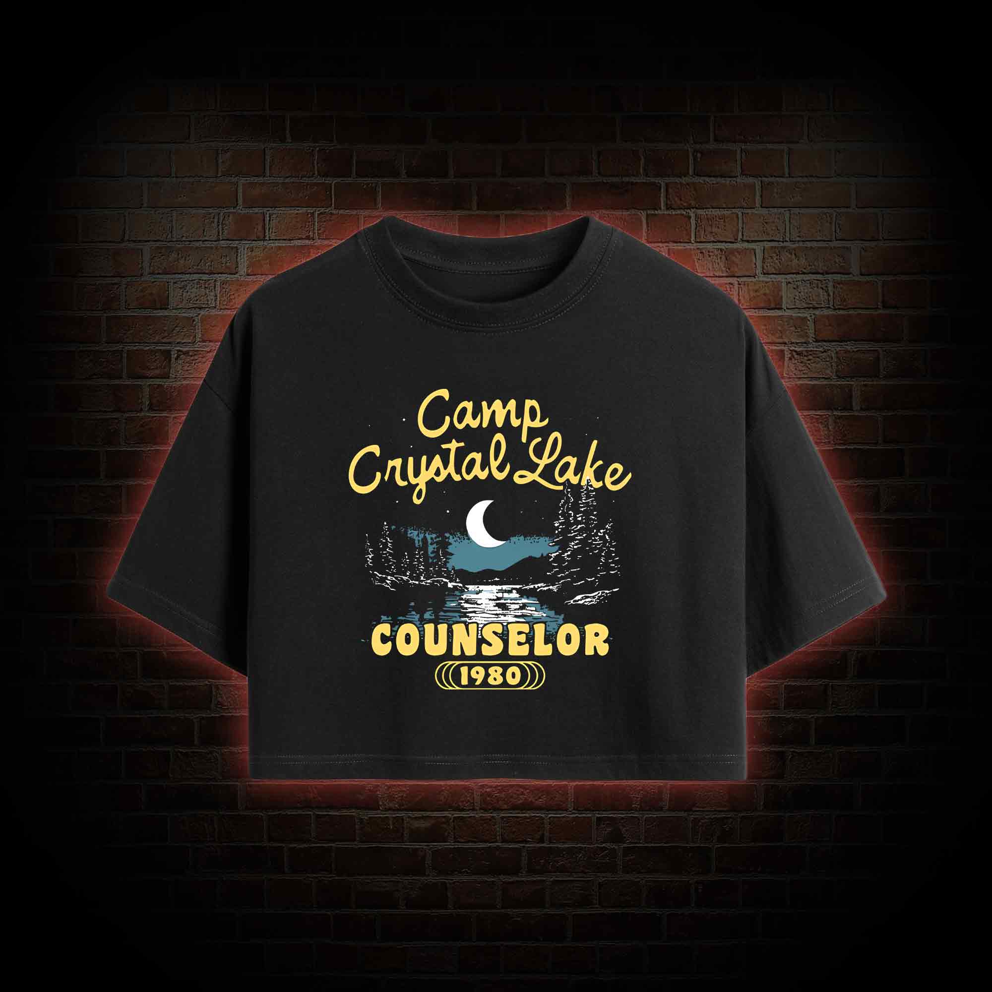 Camp Crystal Lake Counselor Crop Top