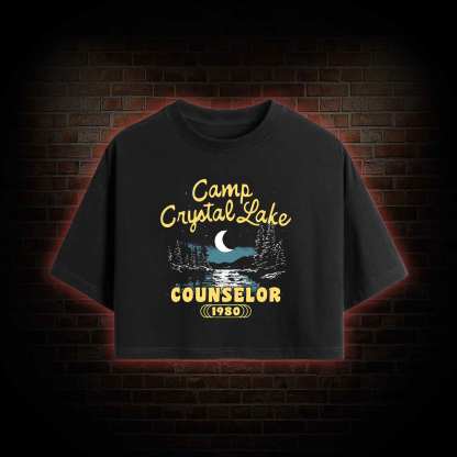 Camp Crystal Lake Counselor Crop Top