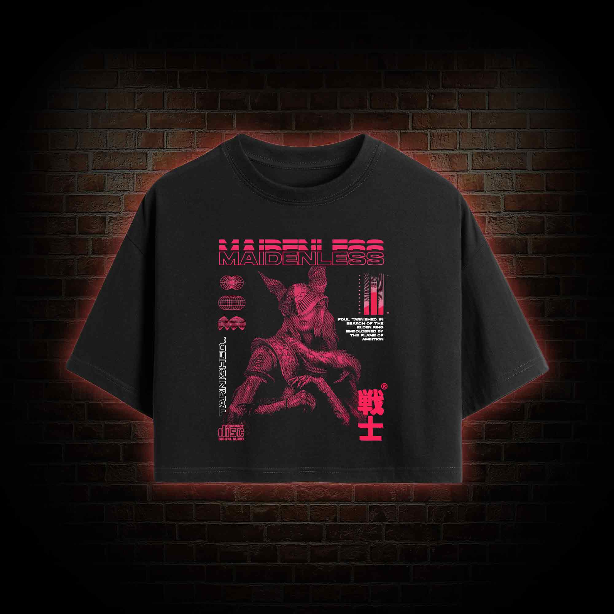 Maidenless Warrior Crop Top