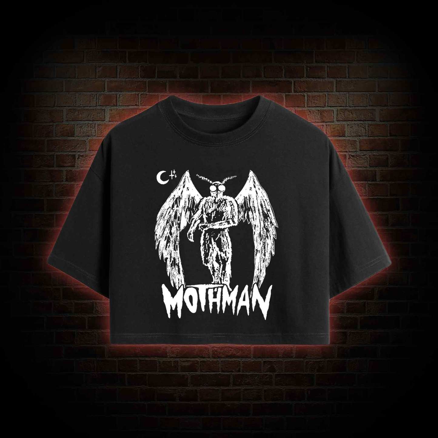 Mothman Crop Top