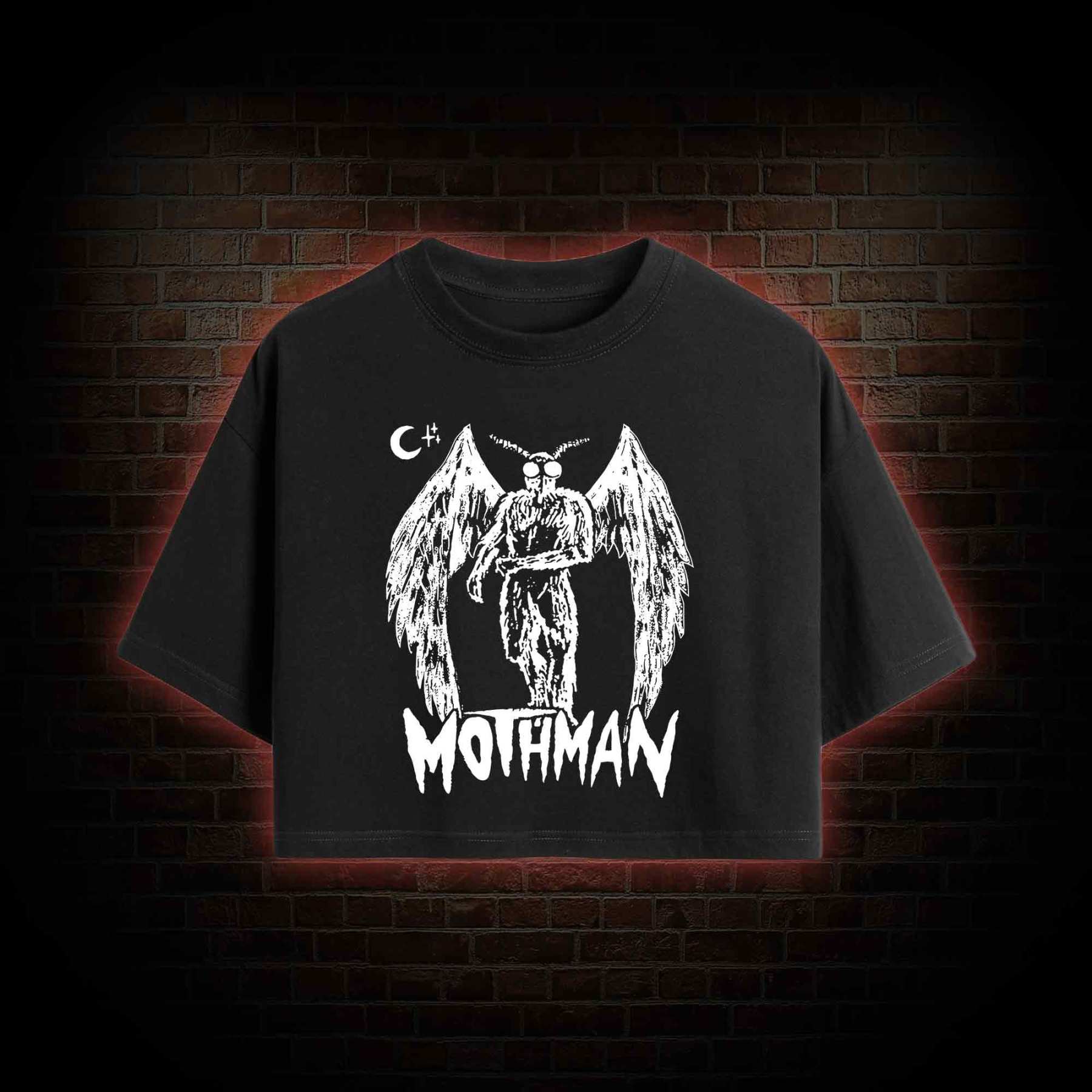 Mothman Crop Top