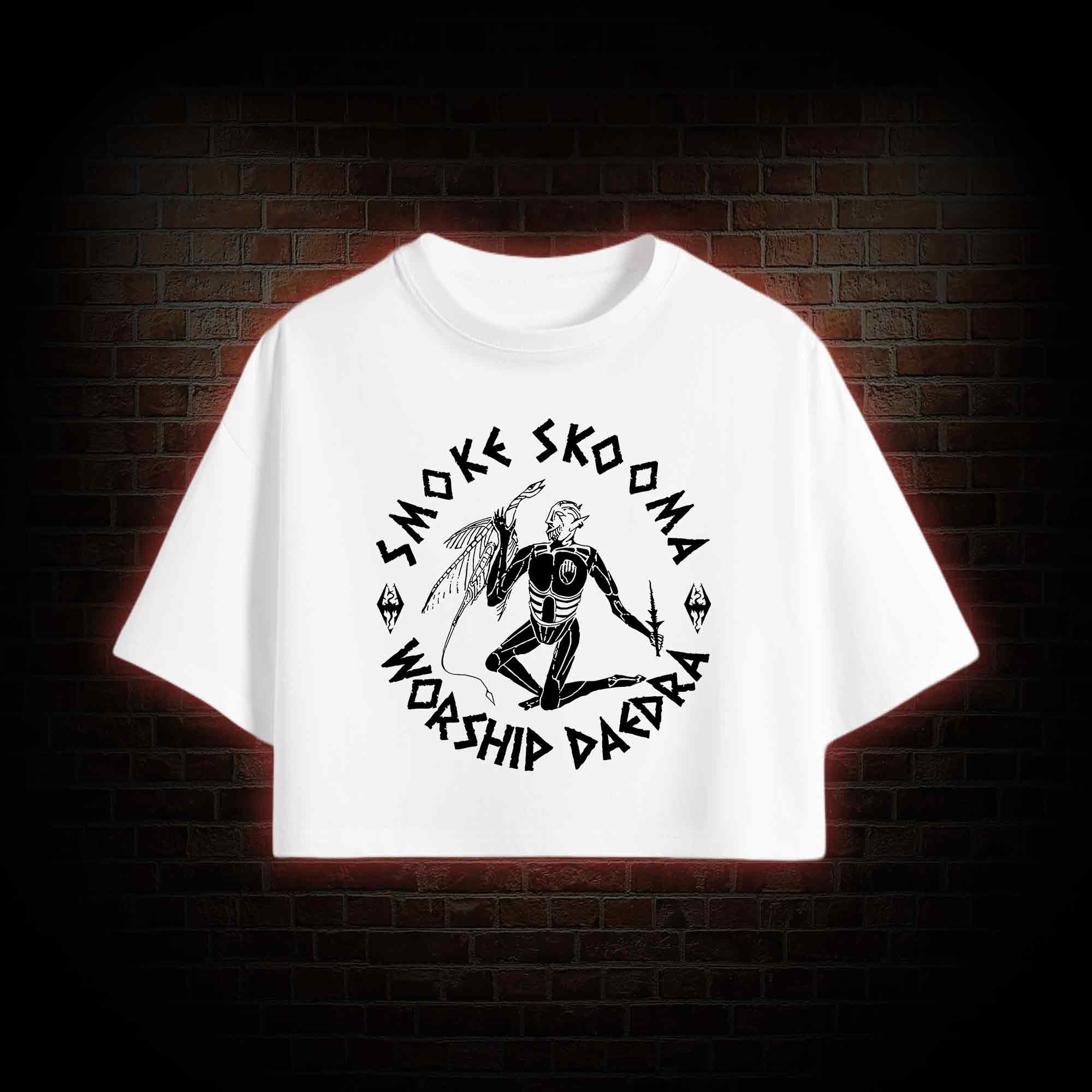 Smoke Skooma Worship Daedra Crop Top