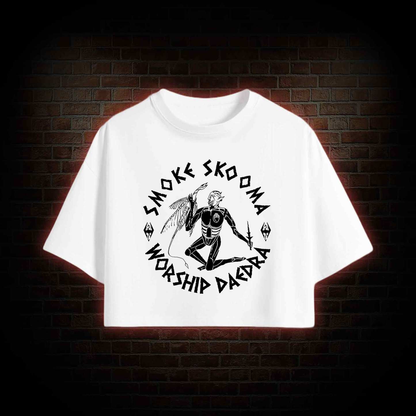 Smoke Skooma Worship Daedra Crop Top