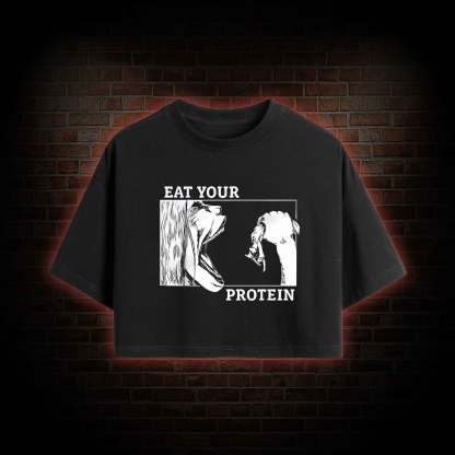 Eat Your Protein Crop Top