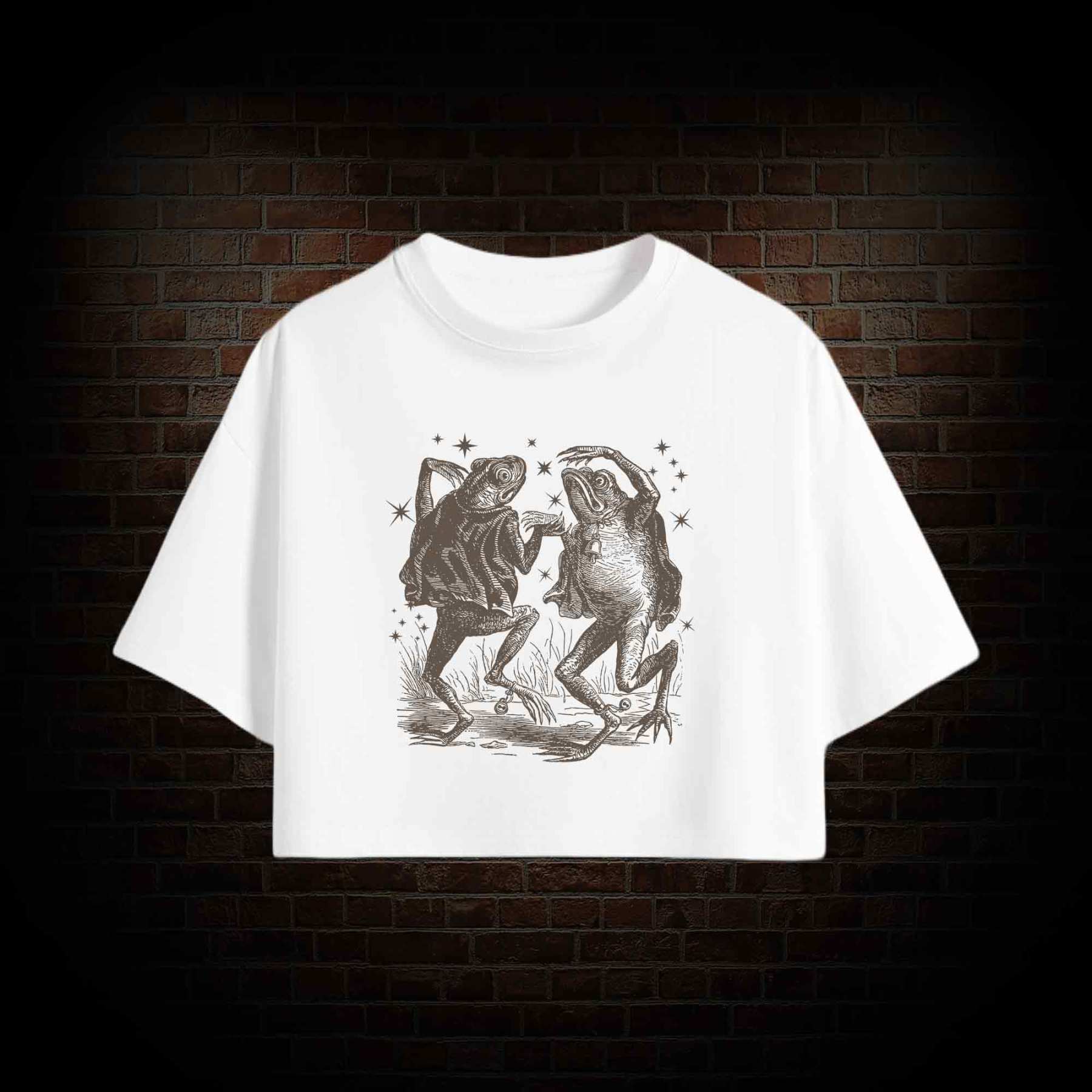 Dancing Frogs Crop Top