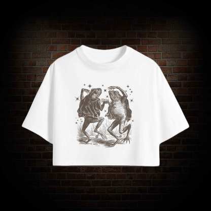 Dancing Frogs Crop Top