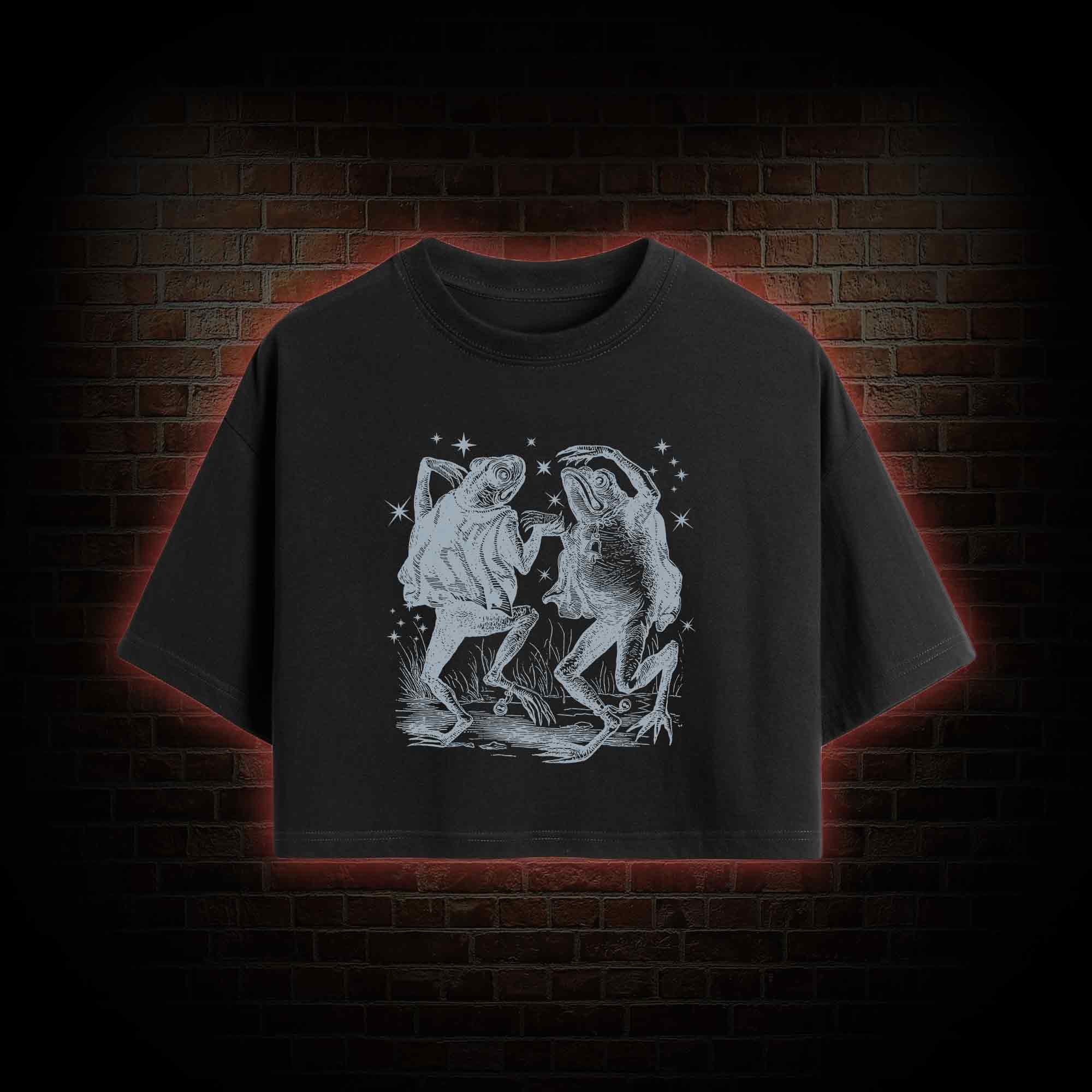 Dancing Frogs Crop Top