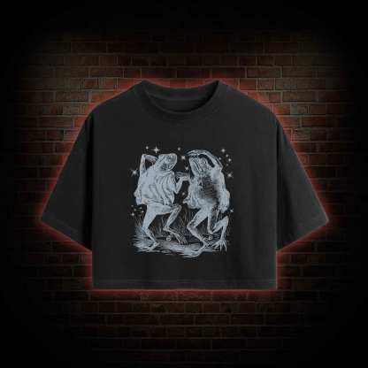 Dancing Frogs Crop Top