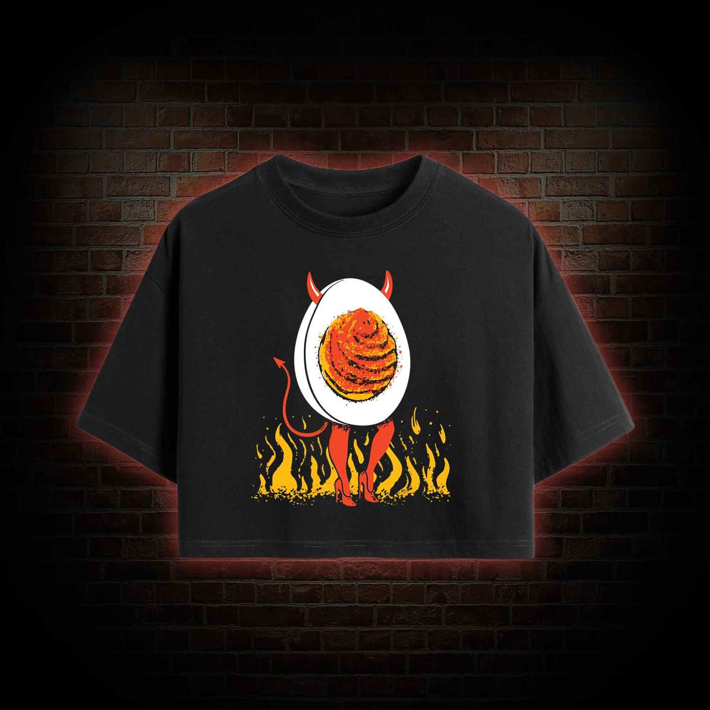 Deviled Egg Crop Top