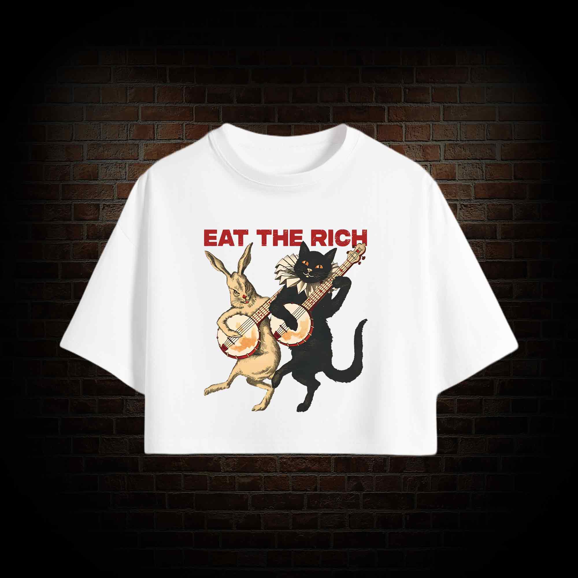Eat The Rich Crop Top
