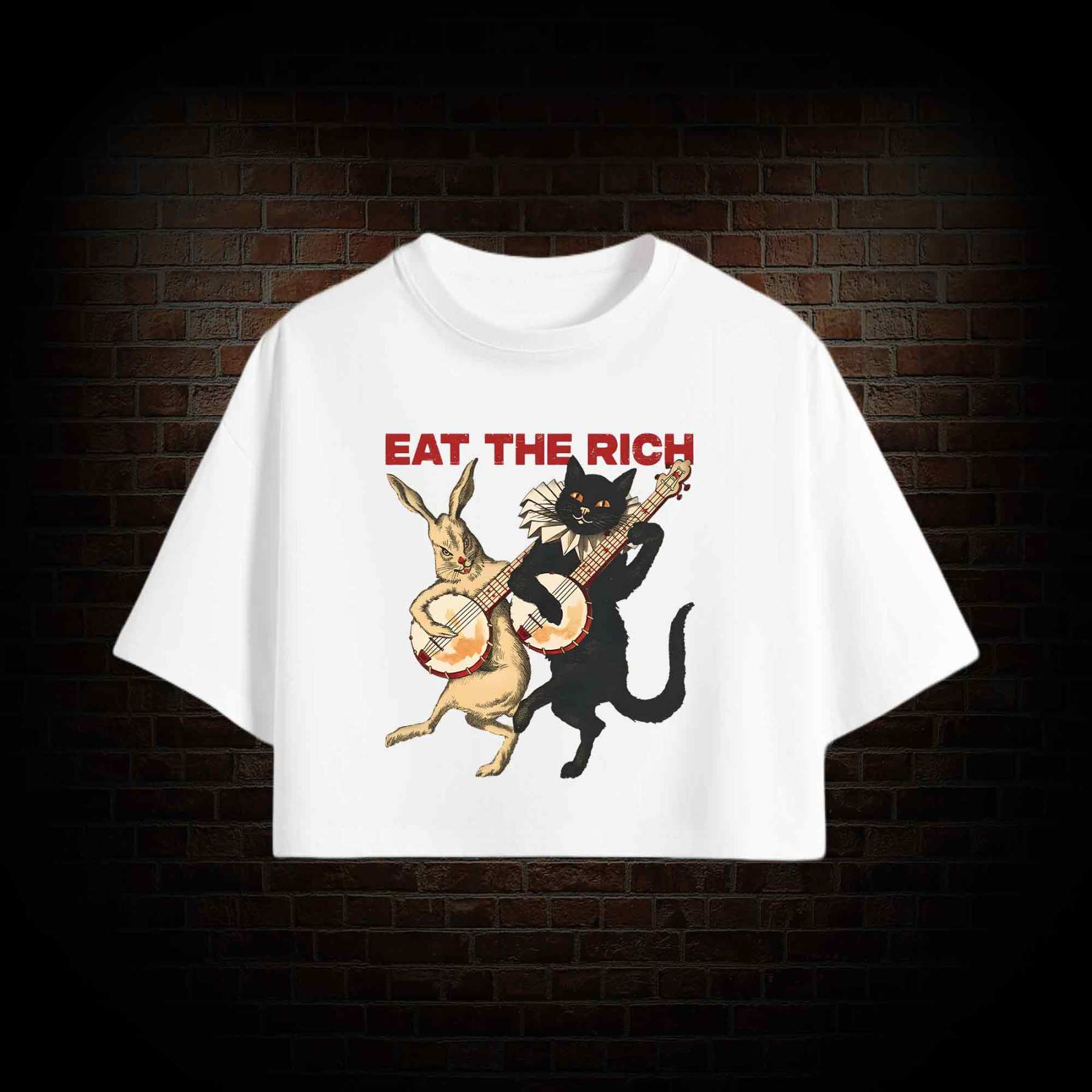 Eat The Rich Crop Top