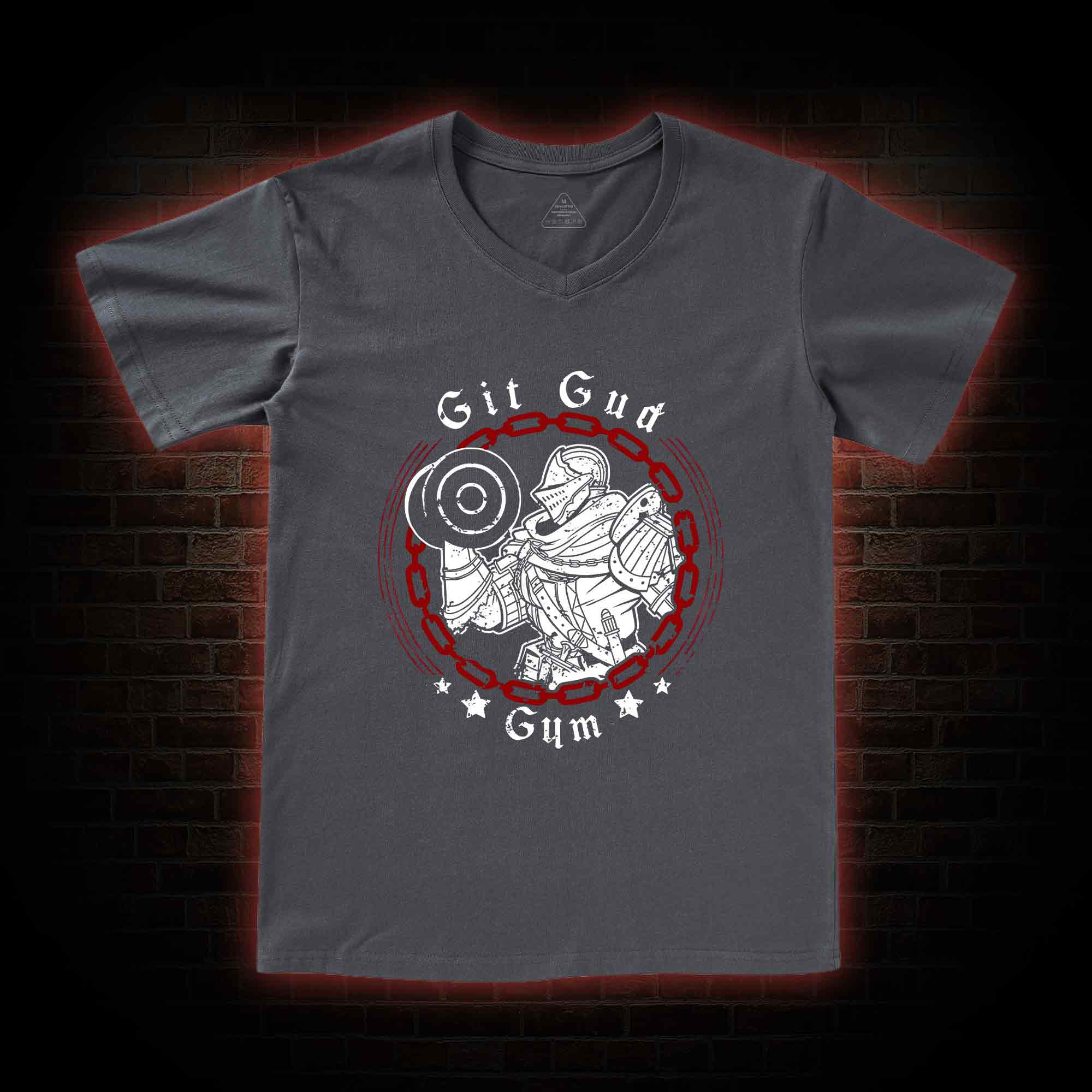 Git Gud Gym V-Neck Classic T-Shirt