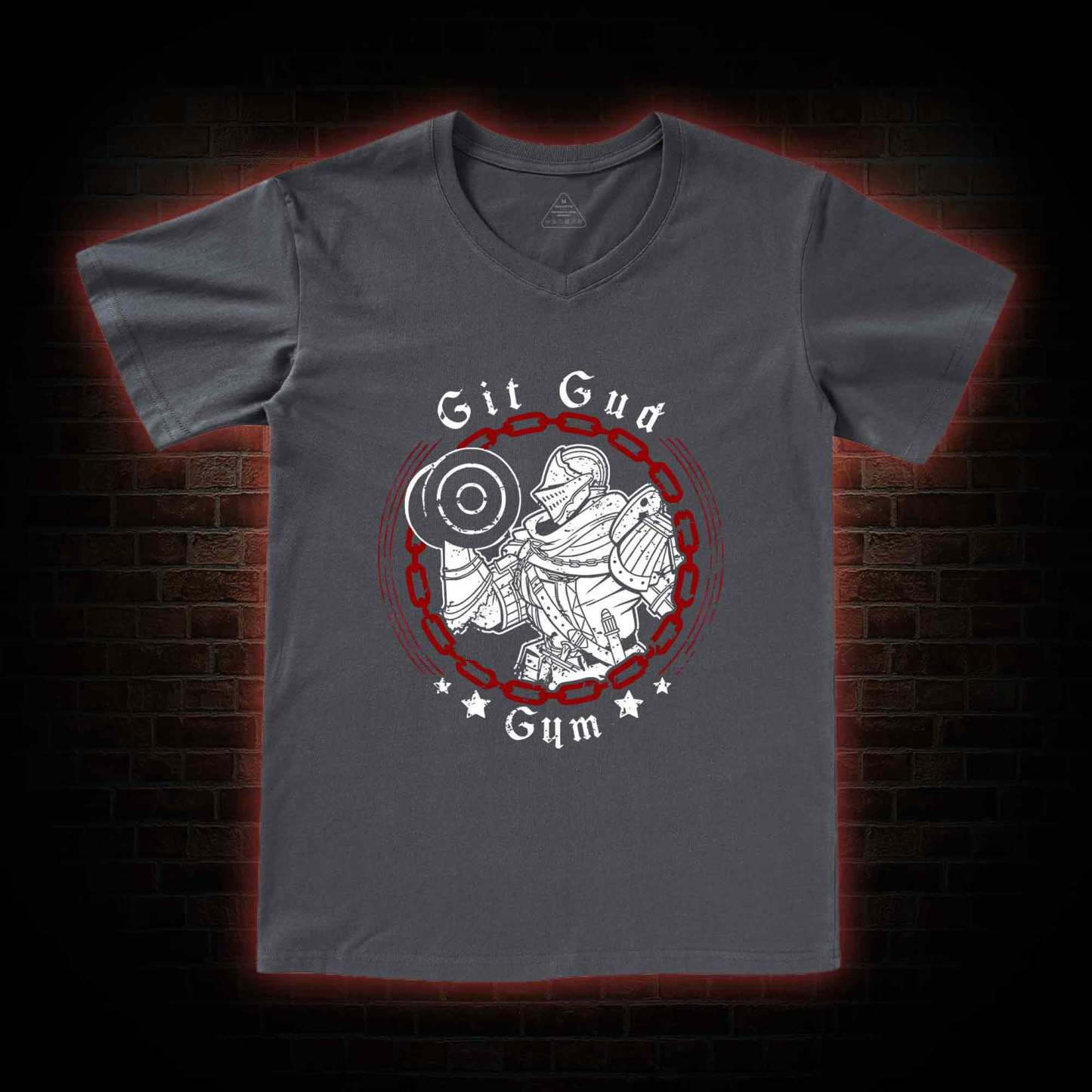 Git Gud Gym V-Neck Classic T-Shirt