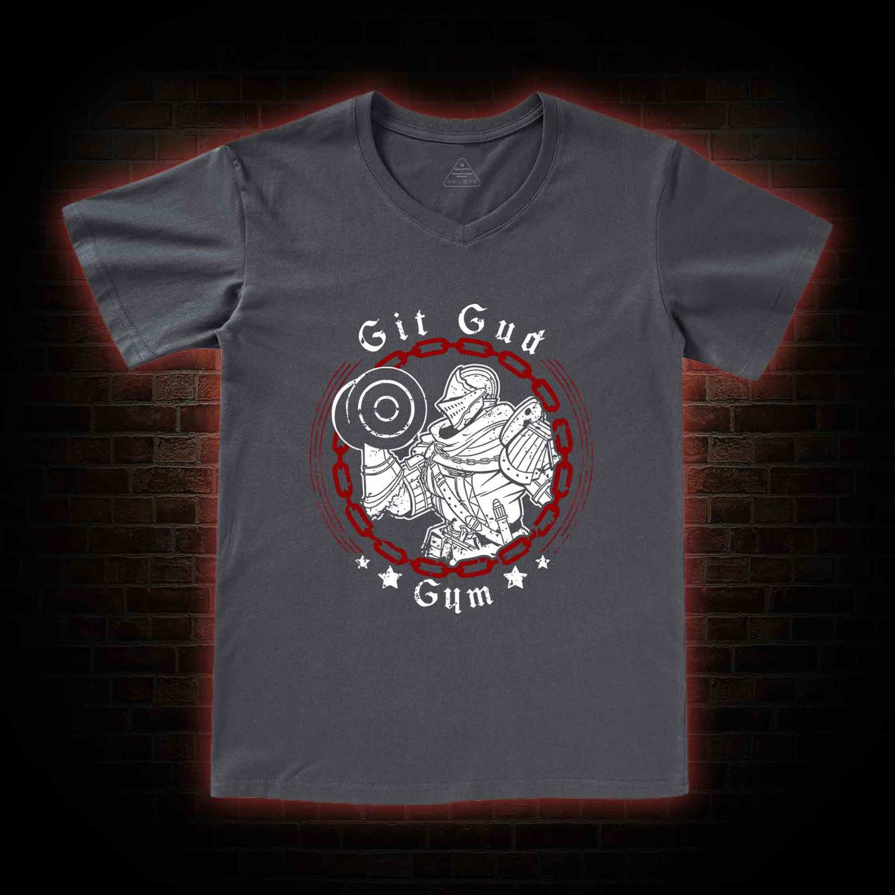 Git Gud Gym V-Neck Classic T-Shirt