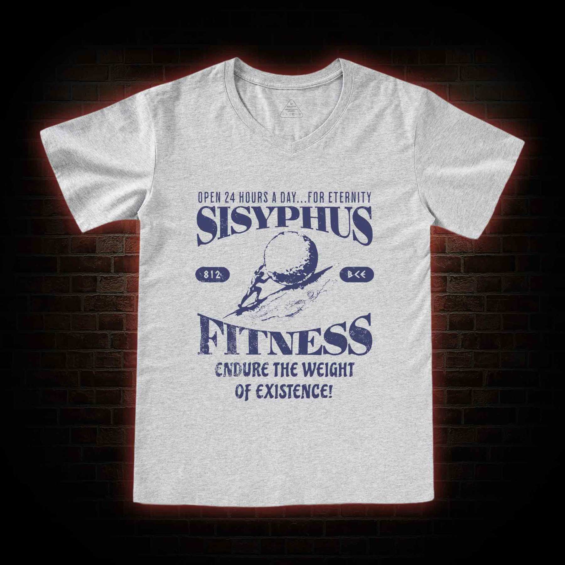 Sisyphus Fitness V-Neck Classic T-Shirt