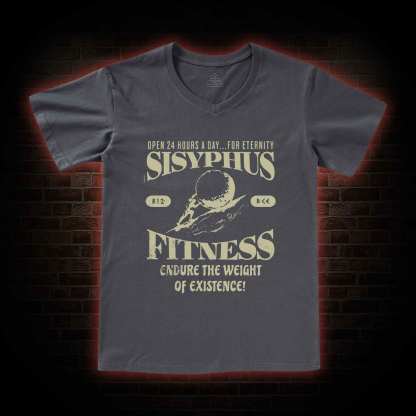 Sisyphus Fitness V-Neck Classic T-Shirt