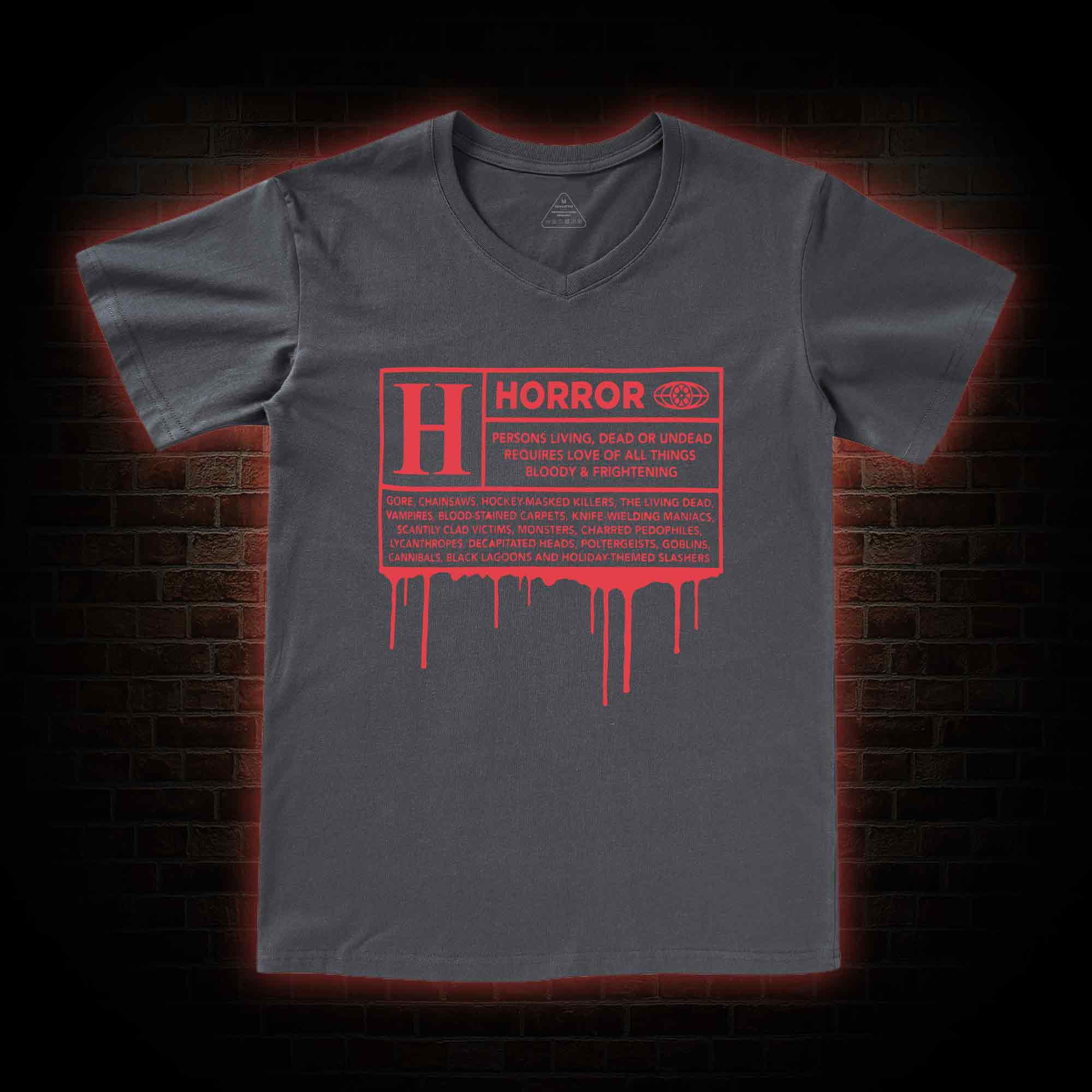 Horror Rating V-Neck Classic T-Shirt