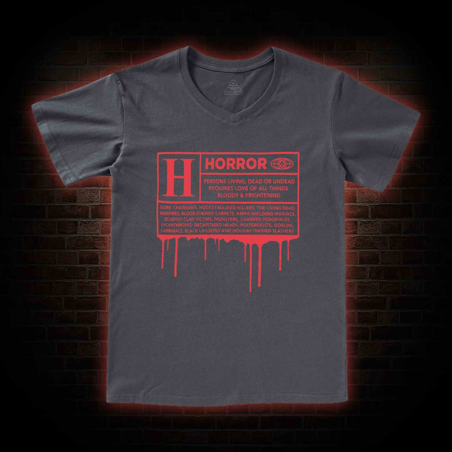 Horror Rating V-Neck Classic T-Shirt